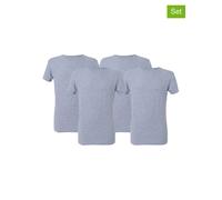 McGregor 4er-Set: Shirts in Grau - Größe L | Herren Plussize