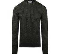 McGregor Cable Pullover Merinowolle Melange Dunkelgrün - Größe 3XL Grün 3XL