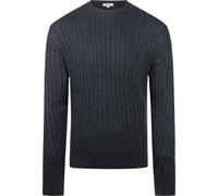 McGregor Cable Pullover Merinowolle Melange Navy - Größe 3XL Dunkelblau 3XL