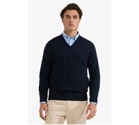 McGregor Fine Merino V-neck Sweater Navy Größe: S | Pullover Outlet | Herren | Blau