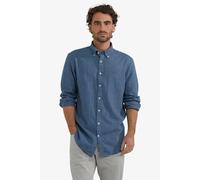 McGregor Flannel Melange Oxford Shirt Navy Größe: M | Casual hemden Outlet | Herren | Blau