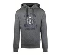 McGregor Graphic Hoody Dark Grey Melange Größe: XXL | Kaputzenpullis Outlet | Herren | Grau