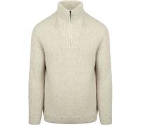 McGregor Half Zip Pullover Lammwolle Blend Ecru - Größe XL Beige XL
