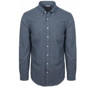 McGregor Hemd Flanell Melange Blau - Größe XXL Dunkelblau XXL