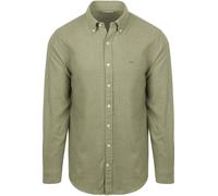 McGregor Hemd Flanell Melange Sage Grün - Größe M Grün M