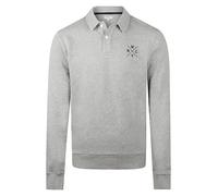 McGregor Polo-Sweatshirt in Grau - Größe L | Herren Plussize