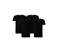 McGregor Premium - Stretch T-shirt - 4-pack Black Größe: 2XL | Lingerie-Shirts Outlet | Herren | Schwarz