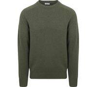 McGregor Pullover Lammwolle Melange Sage Grün - Größe L Grün L