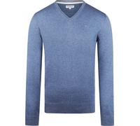 McGregor Pullover Merinowolle V-Ausschnitt Faded Blau - Größe 3XL Blau 3XL
