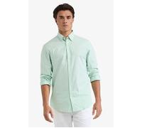 McGregor Stretch Oxford Shirt Small Stripe Light Green Größe: XL | Casual hemden Outlet | Herren | Grün