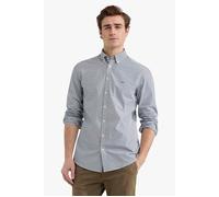 McGregor Striped Poplin Shirt Navy Größe: M | Casual hemden Outlet | Herren | Blau