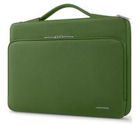 MCHENG 14-Zoll 360 schützende Laptop-Tasche mit Griffen Große Kapazität Aktentasche Kompatibel mit Lenovo IdeaPad Slim 3i/15 Macbook air M2 2023/15.4 MacBook Pro/14 Dell Chromebook 14,Grün.