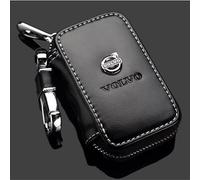 Auto Leder Schlüsselanhänger Tasche für Volvo EX30 2023 2024, Schutz Schlüsseltasche Wasserdicht mit Metallhaken