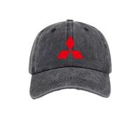 MCHHYL Baseball Cap mit Auto-Logo für Mitsubishi Space Star 2019-2023 2024, Baumwoll-Mütze Verstellbar für Damen & Herren Baseballkappe mit Autologo
