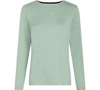 McKINLEY Da.-Langarmshirt Hunu LS II W Damen | MELANGE/GREEN SMOKE | 40