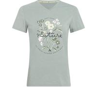 McKINLEY Damen Shirt Da.-T-Shirt Nata II W (430776) 38 MELANGE/GREEN SMOKE