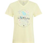 Mckinley Damen NATA II T-Shirt, Melange/Yellow Light, 40