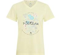 McKINLEY Damen Shirt Da.-T-Shirt Nata II W (430776) 38 MELANGE/YELLOW LIGHT