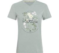 McKINLEY Damen Shirt Da.-T-Shirt Nata II W (430776) 42 MELANGE/GREEN SMOKE