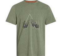 McKINLEY He.-T-Shirt NATA II M Melange/Olive Dark - XXL