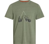 McKINLEY Herren Shirt He.-T-Shirt Nata II M (430780) 3XL MELANGE/OLIVE DARK