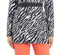 McKINLEY Isabel W Damen Rock schützender Ski-Rock mit AQUABASE Beschichtung im Zebra-Look 420206 915 Schwarz/Weiß 46