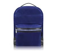 McKlein N Series Parker Nano Tech-Light Nylon mit Lederbesatz, 15 Zoll Nylon Dual Fach Laptop Rucksack Navy (18557)