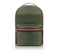 McKleinUSA N Series Parker Nano Tech-Light Nylon mit Lederbesatz, 15 Zoll Nylon Dual Fach Laptop Rucksack Grün (18551), One Size