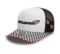 McLaren F1 New Era Trucker Cap "Checkered" - weiß M/L