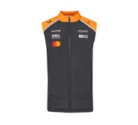 McLaren F1 Team Padded Vest 2025 Collection Official Racing Vest Grey and Orange, grau, XL