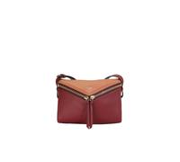 MCM Ledertasche - Umhängetasche DIAMOND Small dunkelrot