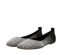 MCM Loafers & Ballerinas - W Mcm l Leather Blrna Crystal Mix - Gr. 36 (EU) - in Schwarz - für Damen