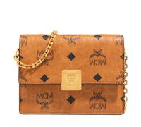 MCM Portemonnaie - Aren Visetos Wallet On Chain Mni Co - Gr. unisize - in Cognacbraun - für Damen