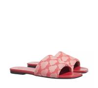 MCM Slipper & Pantoletten - Valentine's Day Flat Sandals - Gr. 38 (EU) - in Rot - für Damen