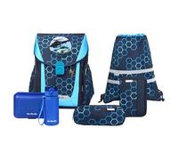 MCNEILL 9663263000 Primo Xagon Schulranzen - 9-teiliges Set mit Brotdose, Trinkflasche & zwei McAddys