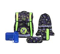 McNeill Bravo Schulranzen-Set 8-teilig schwarz