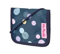 McNeill Brustbeutel Polly für Kinder - Geldbeutel zum Umhängen mit Klettverschluss, Reißverschlussfächern & Klarsichtfach - Ideal für Schule & Reisen - 12 x 10 cm