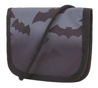 McNeill Darker Night Brustbeutel für Kinder - Geldbeutel zum Umhängen mit Klettverschluss, Reißverschlussfächern & Klarsichtfach - Ideal für Schule, Ausflüge und Reisen - 12 x 10 cm