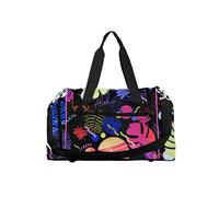McNeill | Disney Stitch Black | Sporttasche | Nassfach | Schuhfach | verstellbarer Umhängegurt