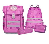 McNeill ERGO COMPACTO Schulranzen Set, 5tlg. PINKY