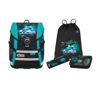 McNeill Ergo Light Move Schulranzenset 4-teilig Police mit Blinklicht