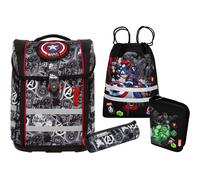 McNeill Ergo Perfecto Marvel Schoolbag Set 5-teilig Avengers