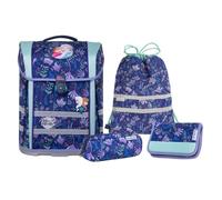 McNeill Frozen II Perfecto SchulranzenSet 5-teilig - Ergonomischer Schulranzen mit gefülltem Federmäppchen, Sportbeutel & mehr im Disney Frozen Design - Reflektierend, mit Brustgurt, für Grundschule