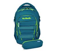 McNeill LUCA 2:0 School Backpack Petrol & Light Green
