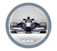McNeill McAddy Rennwagen F1 hellgrau zu Schulranzen