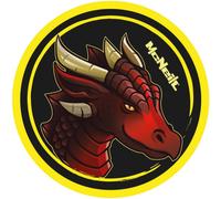 McNeill McAddys zu Schulranzen Ninja Dragon-Kopf