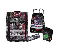 McNeill PERFECTO Schulranzen Set, 5tlg. MARVEL-AVENGERS