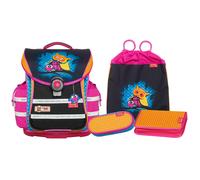 McNeill Schulranzen Set 4-tlg. Ergo Light Plus Fashion Line scotty