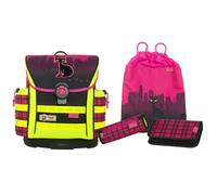 McNeill Schulranzen Set 4-tlg. Mädchen ErgoLight 912 streetcat