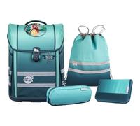 McNeill Schulranzen-Set PERFECTO 5-tlg. 1250 g 22 l – Gradient Blue Lagoon Kollektion 2025